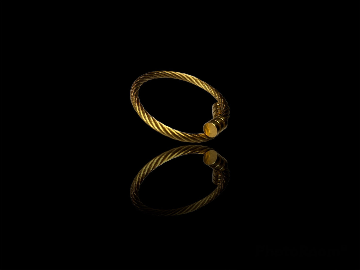 Set de pulseras Romana, Infinita y Girante (dorada)